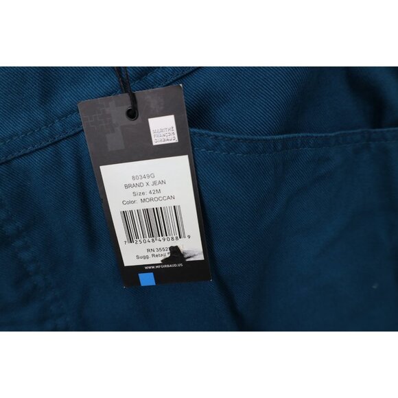 Deadstock Vtg 90s Marithe Francois Girbaud Mens 42x32 Loose Fit Wide Leg Jeans - Picture 8 of 16